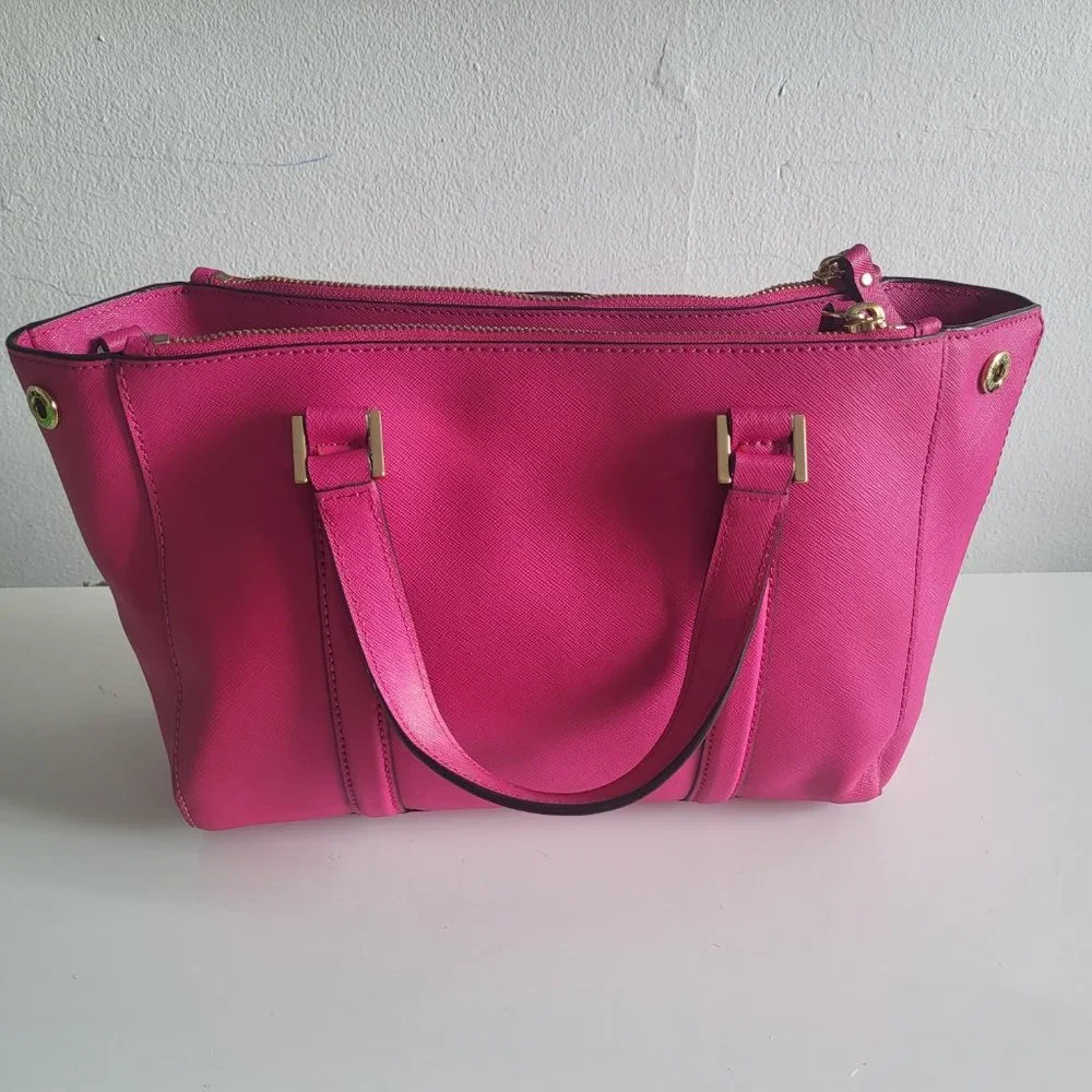 Kate Spade Newbury Lane leather Loden Satchel Crossbody bag + matching wallet - Picture 2 of 11